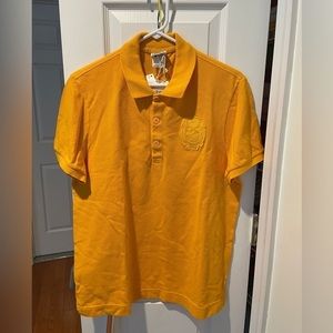 Lacoste yellow slim fit polo